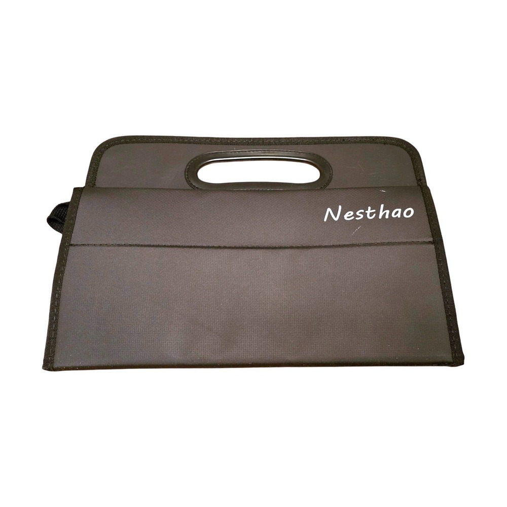 NWOT Nెస్ THAO Black Folding Car Cup‎ Holder Organizer Tray Travel Carrier - Picture 6 of 7